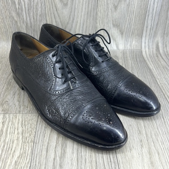 Moreschi Black Leather Oxford main image 6
